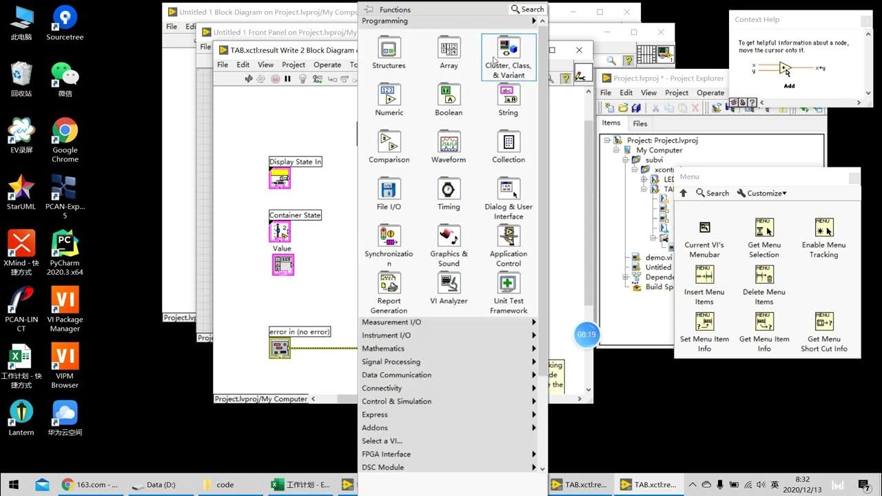 在Labview中使用xcontrol（二） YouTube