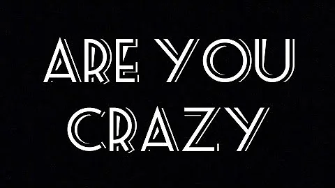 Are you crazy // lyric video