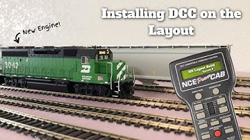 Large HO Train Layout Build - Ep 8 - How to Install DCC (NCE PowerCab)