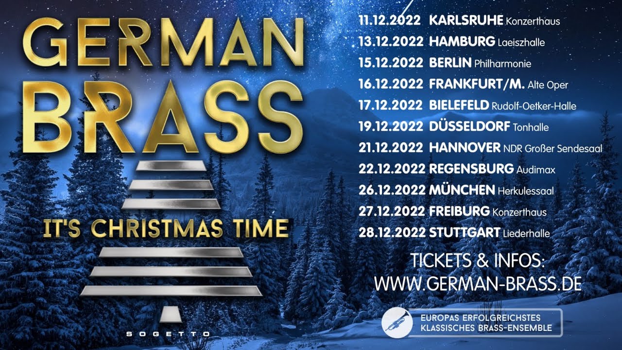 German Brass Weihnachtstour 2022 (Teaser) YouTube