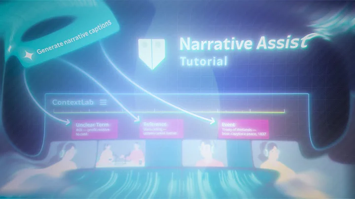 Automatically Generate Smart Contextual Captions in Premiere Pro using ContextLab Narrative Assist