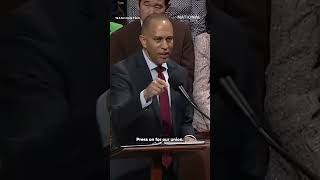 Jeffries ends record-breaking speech on House floor