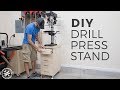 DIY Drill Press Stand with Storage | How to Build