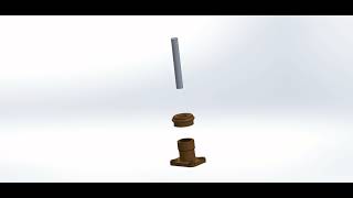 Stuffing Box Assembly Simulation in SolidWorks