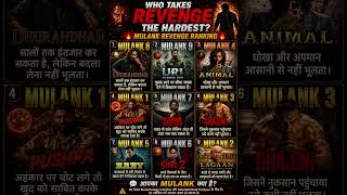 🔥 Who Takes Revenge The Hardest? | Mulank Revenge Ranking 😈 | Bollywood Characters & Numerology