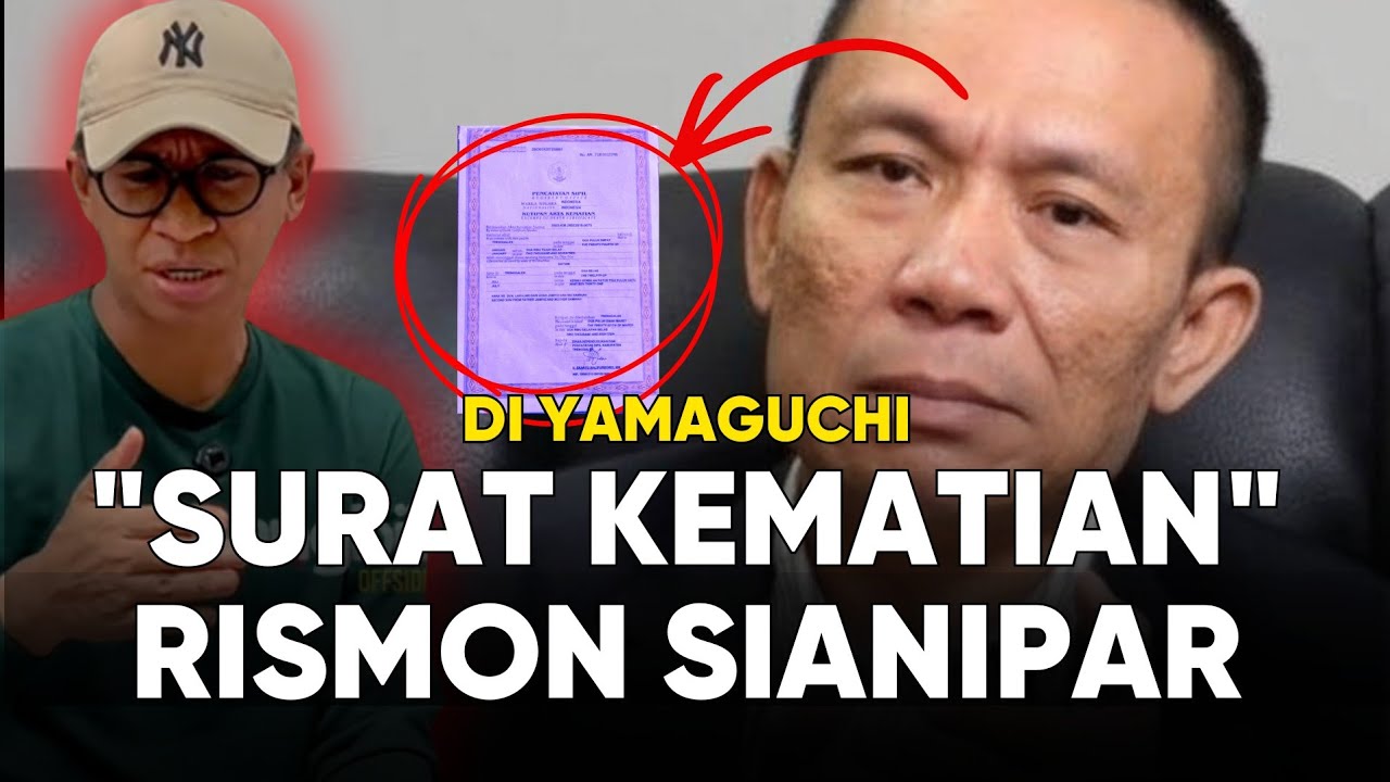 FAKTA SURAT KEMATIAN RISMON SIANIPAR DI YAMAGUCHI JEPANG⁉️