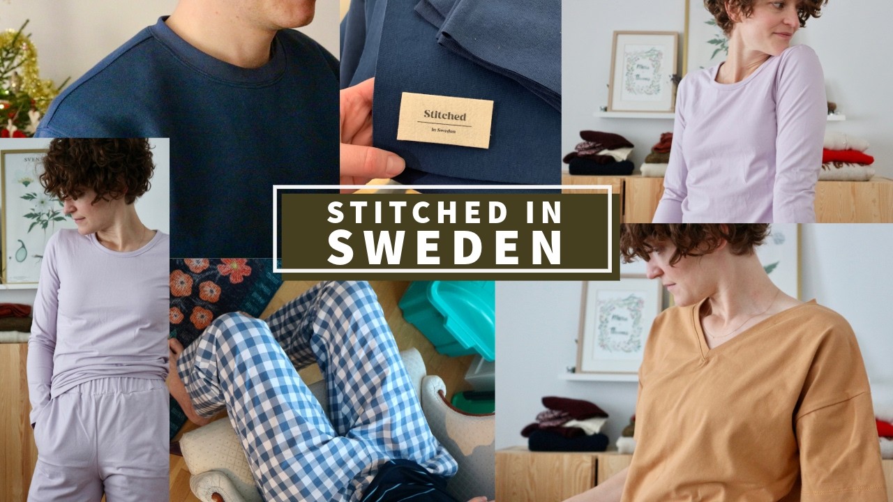 Sewing Loungewear | Sew Comfy | Sewing vlog | Stitched in Sweden