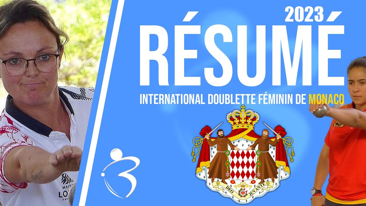 Miniature : Résumé « Beaux gestes pétanque » - International de Monaco 2023, Challenge Princesse Gabriella