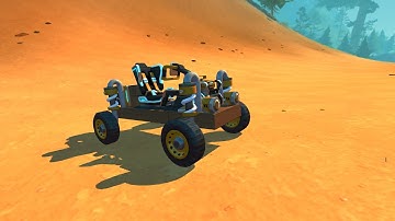 How to make a basic car (Scrap mechanic gameplay)