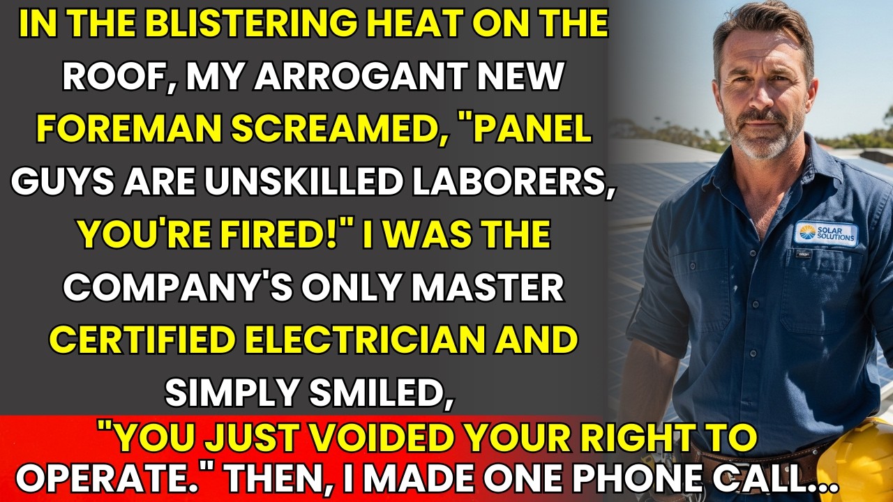 On Roof Foreman Fired Me 