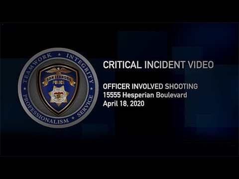 SLPD Community Briefing Video - Officer Involved Shooting 04/18/20