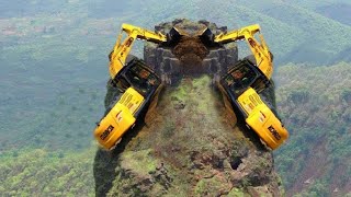 Dangerous Idiots at Work Fastest Biggest Excavator Truck Climbing Fails, Heavy Equipment Fails & Win
