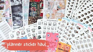 PLANNER STICKER HAUL | Plannerface, TCMC, SWPC \& more #ad