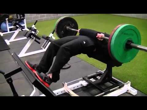 Watson Gym Equipment Hip Thrust Bench - YouTube