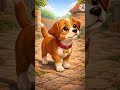 शेरू और मीठी की कहानी animation #shortsvideo एक कुत्ते की कहानी #trendin viral