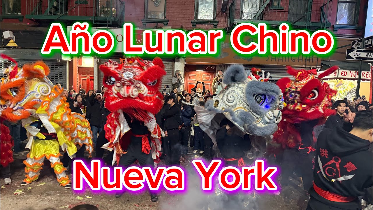 Nuevo Año Lunar Chinatown Manhattan Nueva caballo 🐎 🔥York 2026