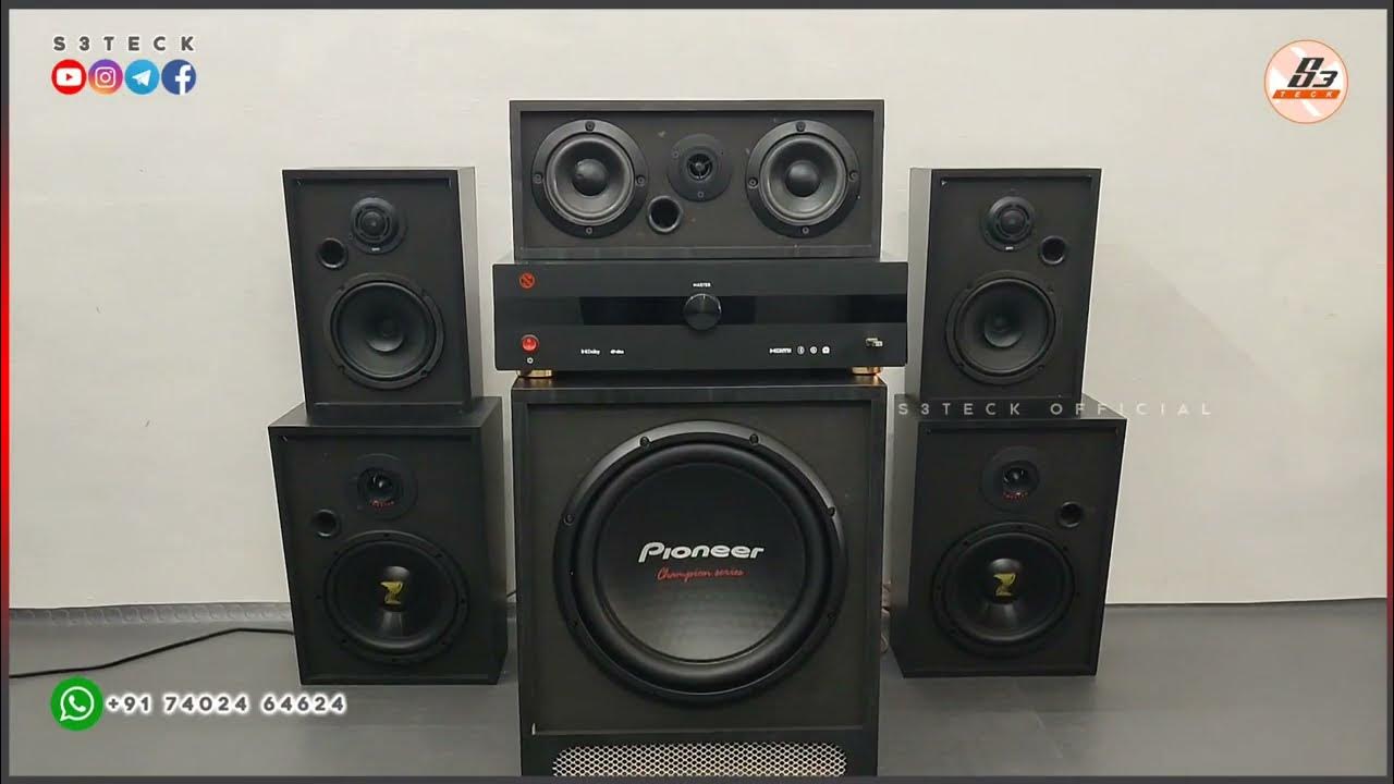 Rebuild 5.1 Dolby Amplifier Pioneer Subwoofer 🔥 Best Performance