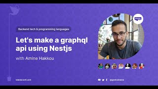 Let's make a graphql api using Nestjs - Amine Hakkou