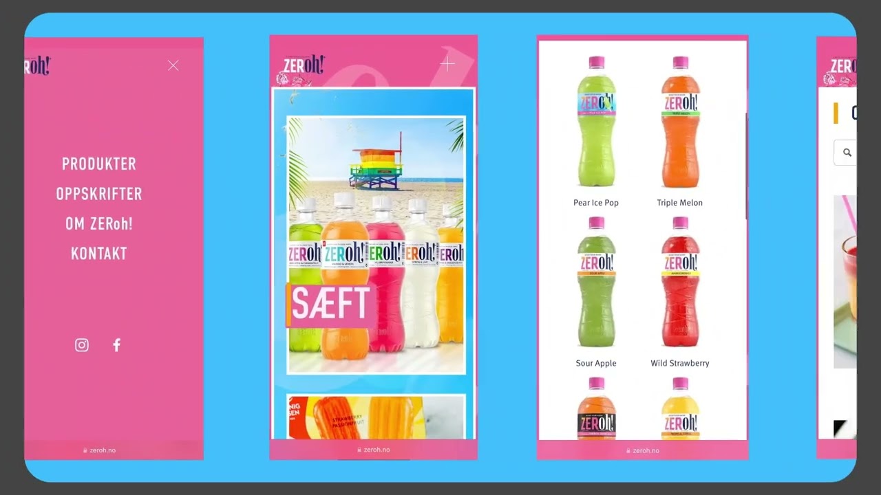 Showreel 2025 | Nettsider i Squarespace | Gasta design & kommunikasjon