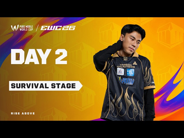 [EN] PMWC at EWC 26 Survival Stage Day 2 | PUBG MOBILE WORLD CUP at 2026 ESPORTS WORLD CUP