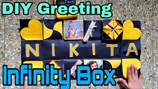 How to make Beautiful infinity explosion box | Best Handmade Gift| Birthday Gift| Name explosion box