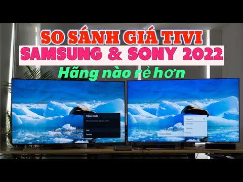Video So sánh giá Tivi Sony và Samsung mới nhất 2022, Hãng... - youtube
