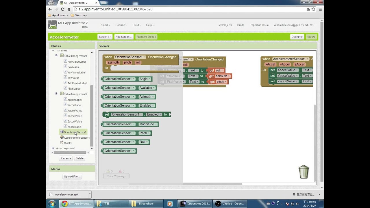 2014 05 27 TA AppInventor Sensor 教學