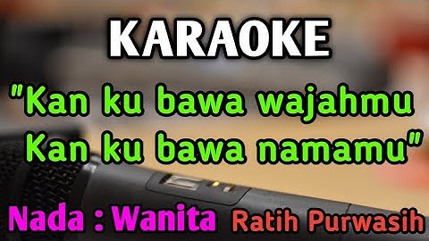 KAU TERCIPTA BUKAN UNTUKKU - KARAOKE || NADA WANITA CEWEK || Pop Nostalgia || Ratih Purwasih
