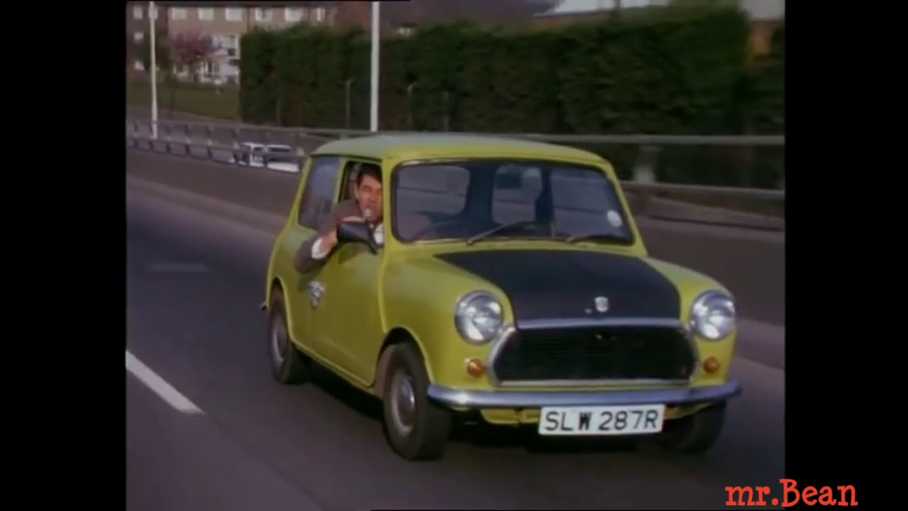Mr Bean Dressing In Car