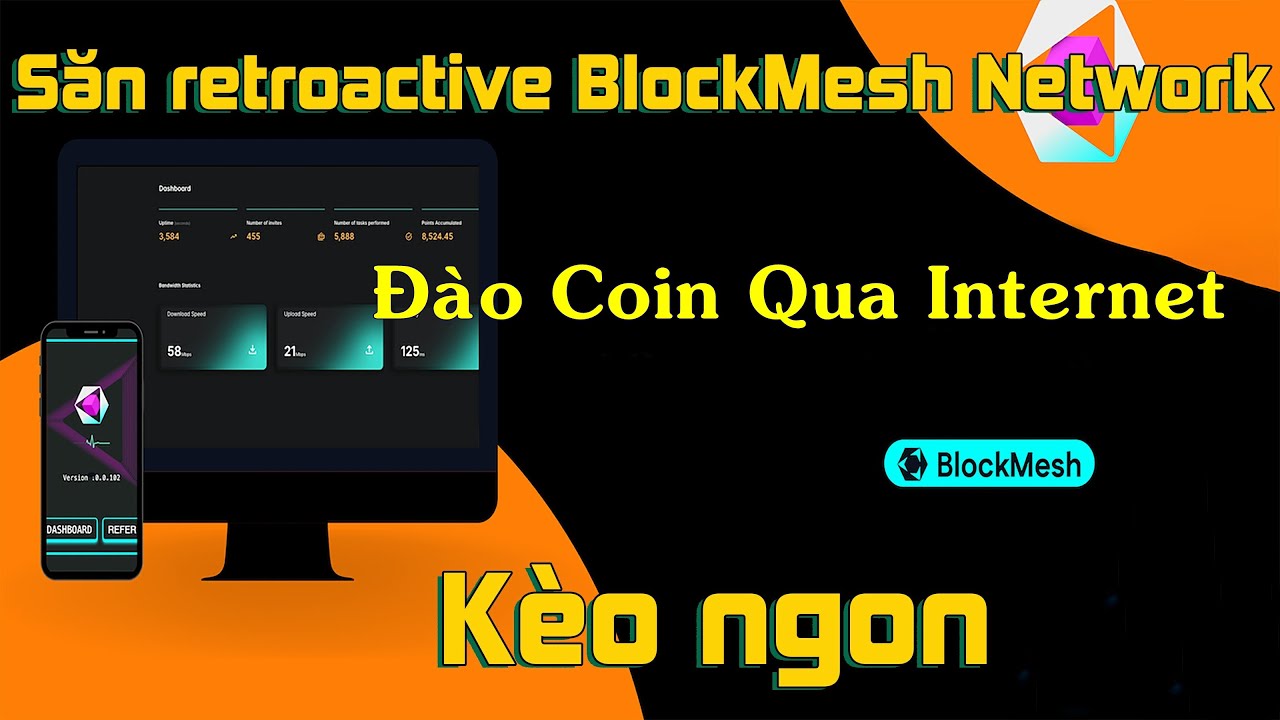 Kèo Airdrop BlockMesh Network treo máy giống Grass - YouTube