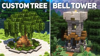 Minecraft: 8 Town Building/Structure Designs (Tutorial)