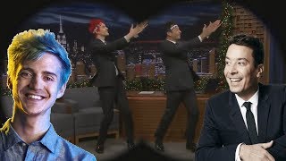 Ninja and Jimmy Fallon do the Pon Pon Dance