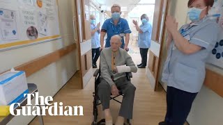War veteran, 99, receives guard of honour from nurses after surviving coronavirus