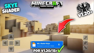 Skye Shader For MCPE 1.20/15+ | Render Dragon [ 100% WORKING ]