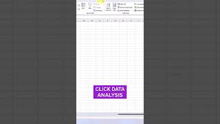 Excel Data Analysis Hack #DataAnalysisHack