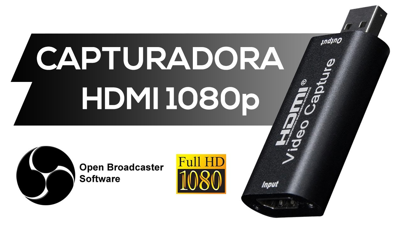 Capturadora HDMI por USB 1080 30hz