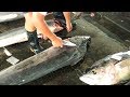 Swordfish Cutting & How to remove skin from Swordfish - Taiwan Donggang