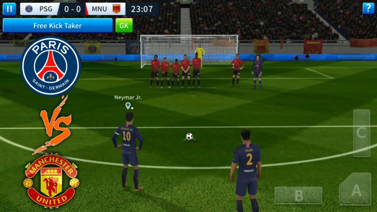 Manchester United Vs Psg Dream League Soccer 2019 Gameplay