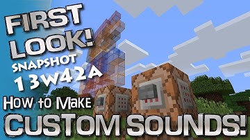 Minecraft Tutorial :: How to Make Custom Sounds for Adventure Maps! (Works in 1.7.x and 1.8!)