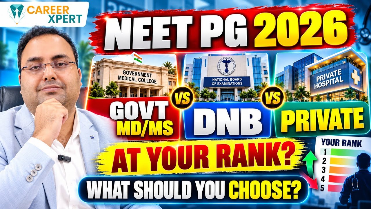 NEET PG 2026: Govt MD/MS vs DNB vs Private College | Best Option for Your Rank? #neetpg2026 #neetpg