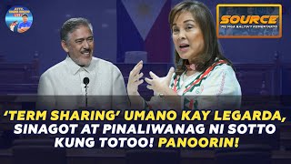 ‘TERM SHARING’ UMANO KAY LEGARDA, SINAGOT AT PINALIWANAG NI SOTTO KUNG TOTOO! PANOORIN!