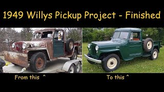1949 Willys Pickup Project Part 41