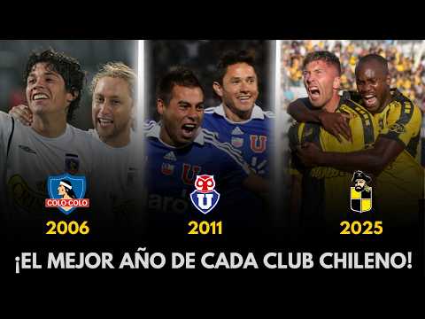 The BEST YEAR of EVERY FIRST DIVISION CLUB 🇨🇱 in the 21st CENTURY