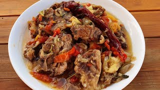 Muhteşem Et Haşlama Tarifi | ÇOX LƏZZƏTLİ BUĞLAMA RESEPTİ | Azerbaijani Traditional Lamb Stew Recipe