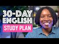 English study plan  30day english study plan to improve your english fluency