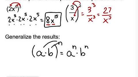 Video lesson 4.2: Properties of Exponents and Power Functions