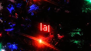 Happy New Year on Christmas Tree arduino nano