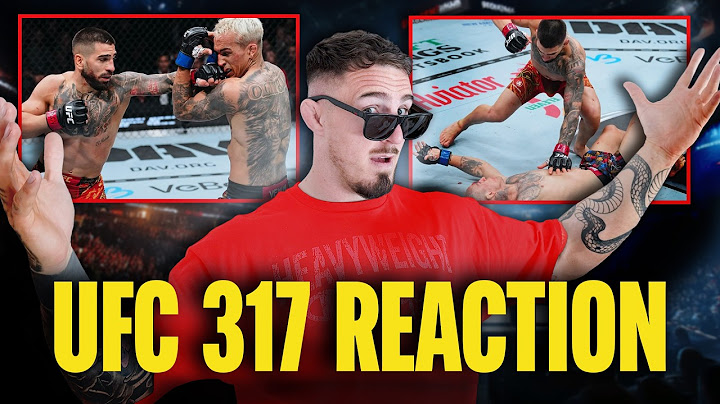 Tom Aspinall's LIVE Reaction To Ilia Topuria's Knockout at UFC 317 💥