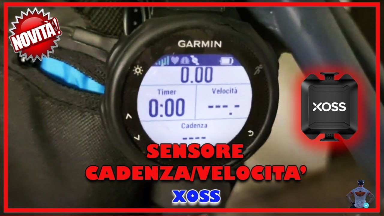 XOSS cadence/speed sensor test with Garmin 