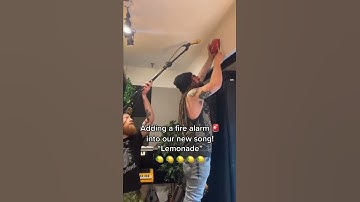 Thumbnail of We added a fire alarm in our song and it sounds 🔥🔥🚨 #shorts #harmandease #originalsong